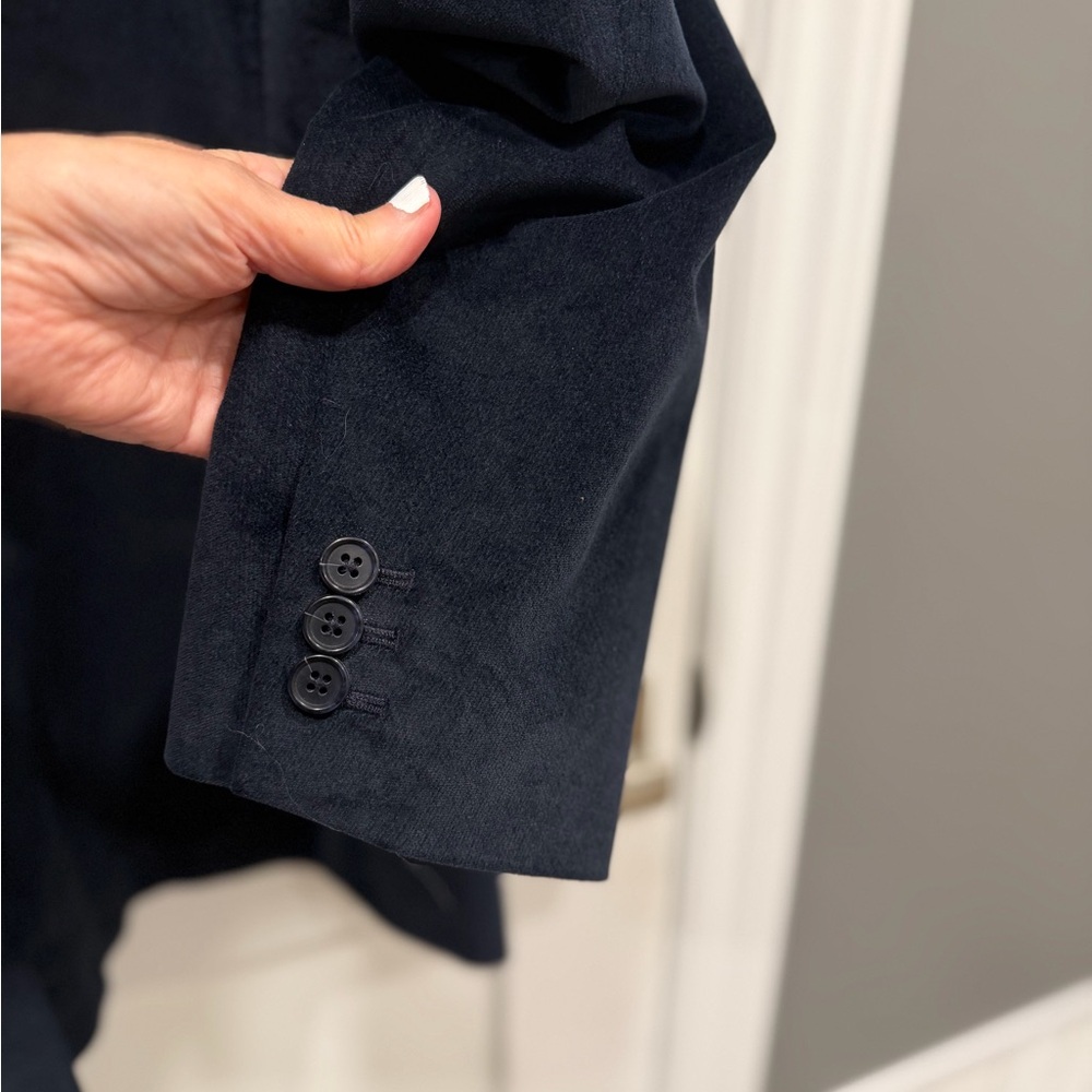VELVET Dark Blue Men's Blazer, GAP - Picture 13 of 15